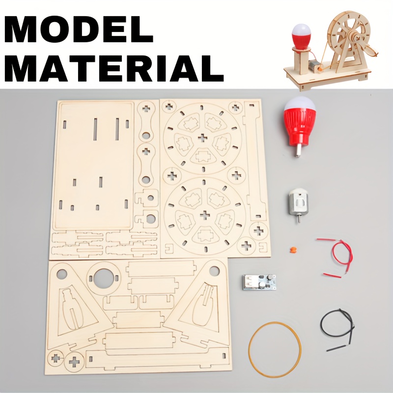 나무로 만든 어린이 교육용 장난감 DIY 물리 과학 모 - Science Project Physics 리뷰 및 가격