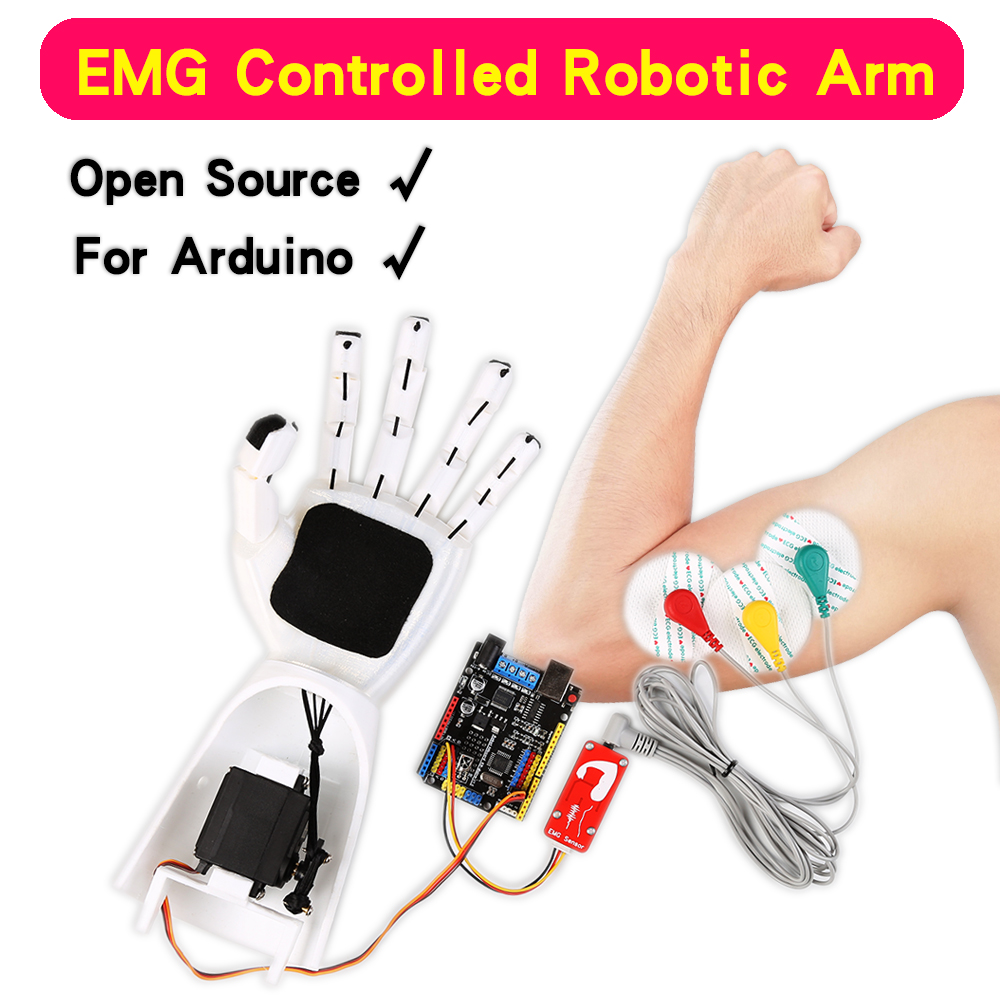 EMG 센서 로봇 팔 전기 근육 신호 센서 로봇 팔,  - Science Robotics 리뷰 및 가격