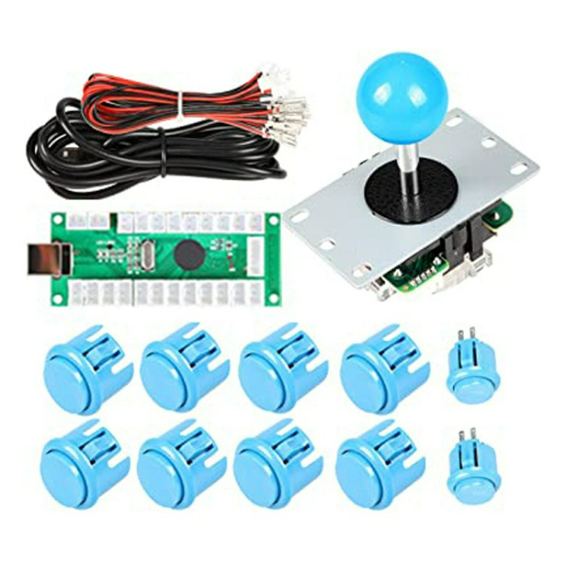 DIY 아케이드 조이스틱 키트 산와 스틱 5P30 스냅 - Circuit Snap Kit 리뷰 및 가격