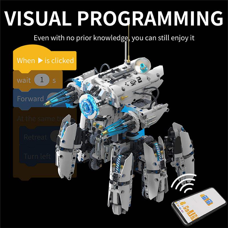 기술 프로그래밍 헥사포드 로봇 SF 전쟁 기계 조립 블 - Science Robotics 리뷰 및 가격
