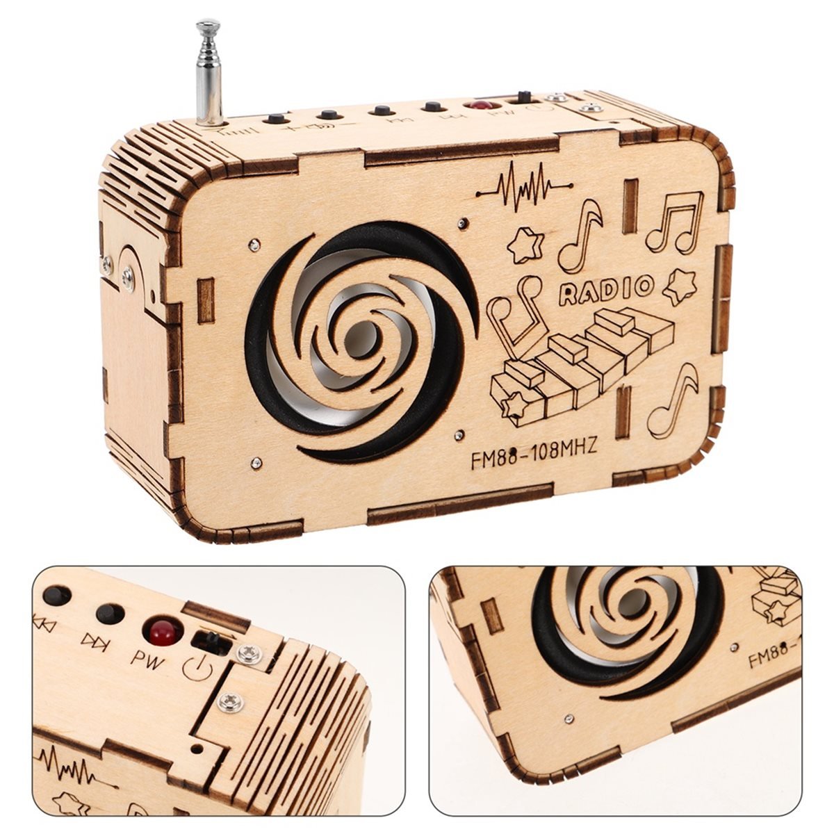 DT57 최신 모델 88-108MHZ DIY FM 라디 - Science Project Physics 리뷰 및 가격